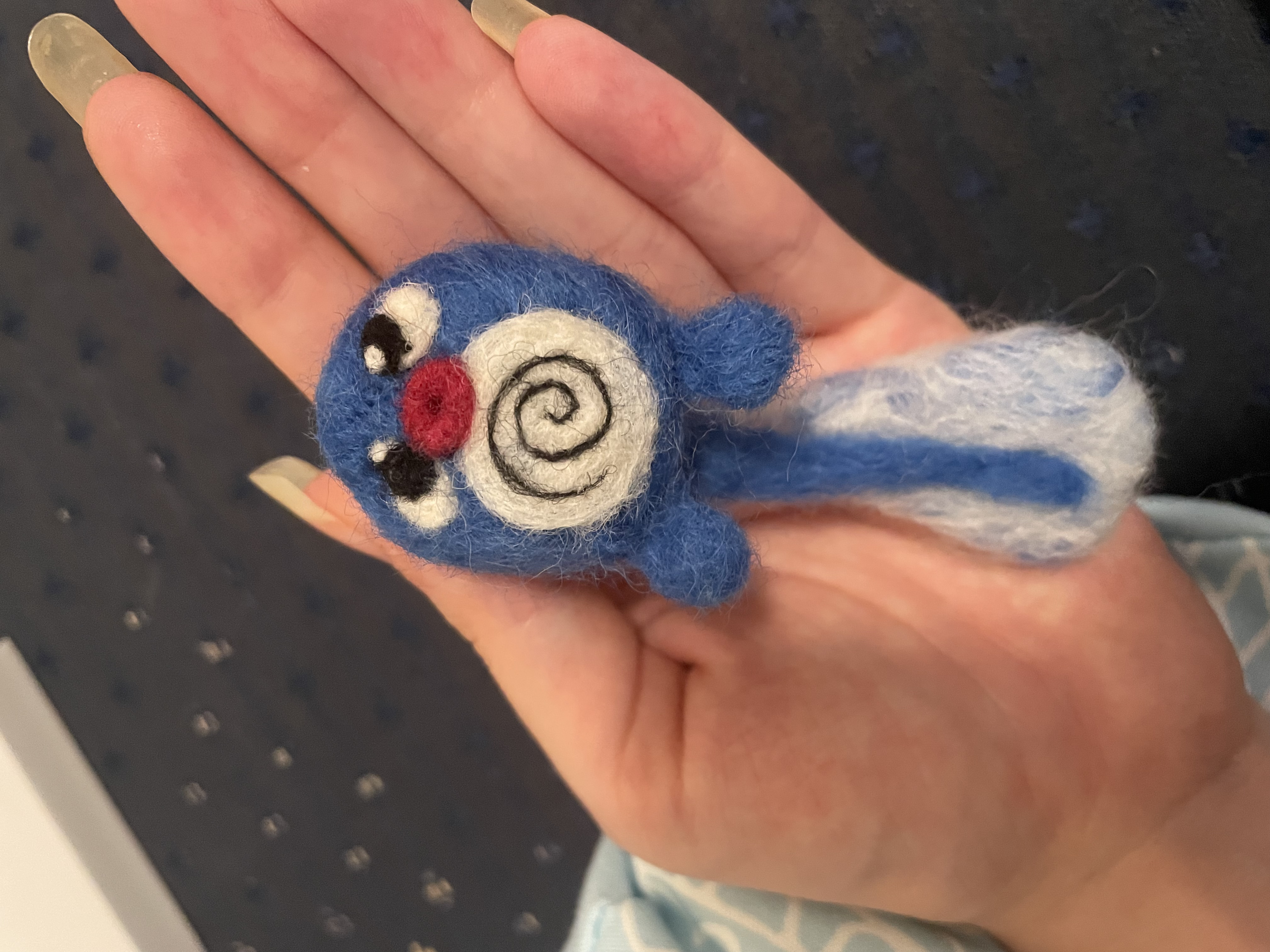 Needlefelted poliwag